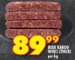 Shoprite Bulk karoo wors offer