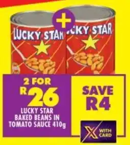 Shoprite Lucky star baked beans in tomato sauce offer