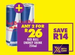 Shoprite Red Bull Energy Drink 250ml offer