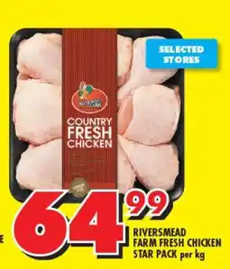 Shoprite RIVERSMEAD FARM FRESH CHICKEN STAR PACK per kg offer