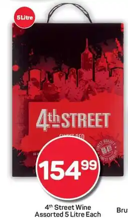 Pick n Pay 4th Street Wine Assorted 5 Litre Each offer