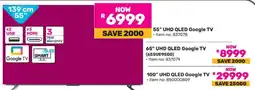 Game 55 UHD Google TV offer