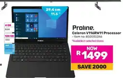 Game Proline Celeron V116RW11 Processor offer