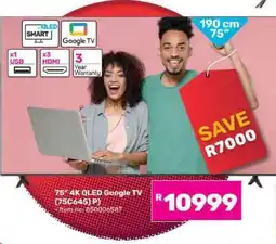 Game 75 4K QLED Google TV (75C645) P offer