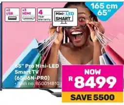 Game 65 Pro Mini-LED Smart TV (65U6N-PRO) offer