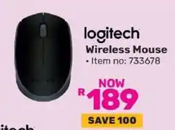 Game Logitech Wireless Mouse offer