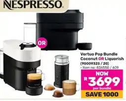 Game Vertuo Pop Bundle Coconut OR Liquorish offer