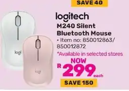 Game Logitech M240 Silent Bluetooth Mouse offer