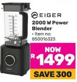 Game EIGER 2000 W Power Blender offer