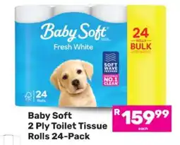 Game Baby Soft 2 Ply Toilet Tissue Rolls 24-Pack offer