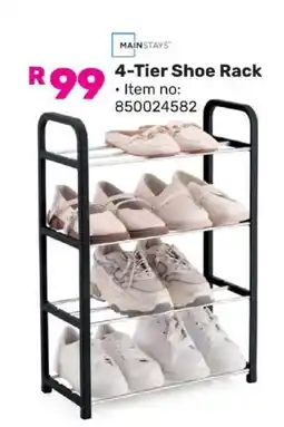 Game 4-Tier Shoe Rack offer