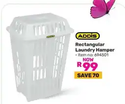 Game Addis Rectangular Laundry Hamper offer