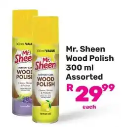 Game Mr. Sheen Wood Polish 300 ml Assorted offer
