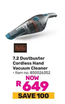 Game 7.2 Dustbuster Cordless Hand Vacuum Cleaner offer