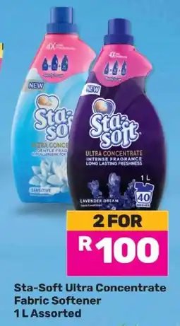 Game Sta-Soft Ultra Concentrate Fabric Softener 1 L Assorted offer