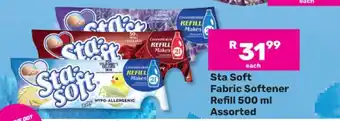 Game Sta Soft Fabric Softener Refill 500 ml Assorted offer