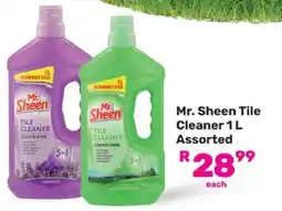 Game Mr. Sheen Tile Cleaner 1 L Assorted offer