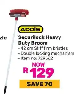 Game Addis Securilock Heavy Duty Broom offer