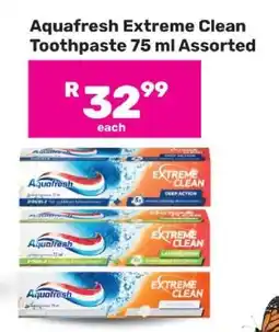 Game Aquafresh Extreme Clean Toothpaste 75 ml Assorted offer