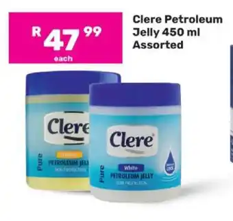 Game Clere Petroleum Jelly 450 ml Assorted offer