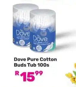 Game Dove Pure Cotton Buds Tub 100s offer