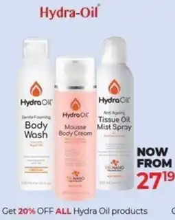 Dis-Chem Hydra Oil products offer