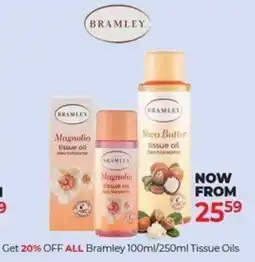 Dis-Chem Bramley Tissue Oils offer