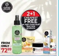 Dis-Chem Good Stuff face care products offer