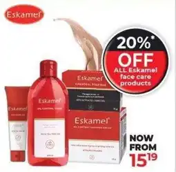 Dis-Chem Eskamel face care products offer