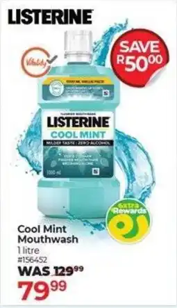 Dis-Chem Listerine Cool Mint Mouthwash offer