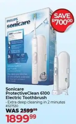 Dis-Chem Philips Sonicare ProtectiveClean 6100 Electric Toothbrush offer