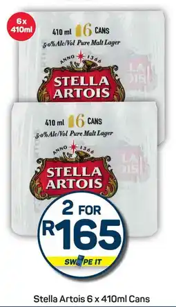 Pick n Pay Stella Artois Cans offer