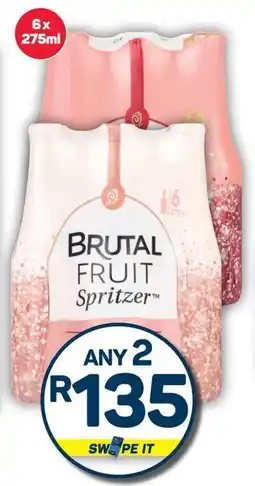 Pick n Pay Brutal Fruit Sparkling Spritzer Non-returnable Bottles offer