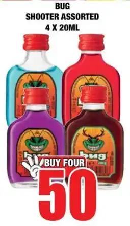 Boxer Liquors Bug shooter assorted offer