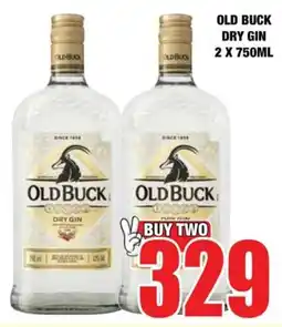 Boxer Liquors Old buck dry gin offer