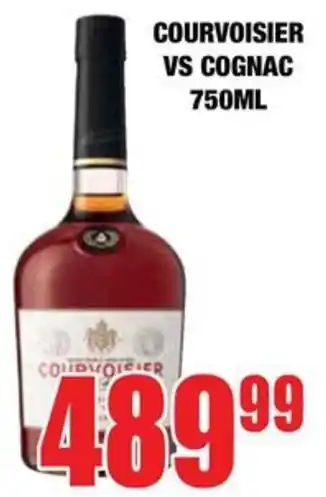Boxer Liquors Courvoisier vs cognac offer