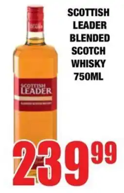 Boxer Liquors Scottish leader blended scotch whisky offer