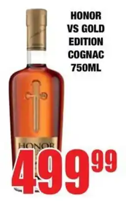 Boxer Liquors Honor vs gold edition cognac offer
