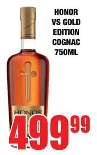 Boxer Liquors Honor vs gold edition cognac offer