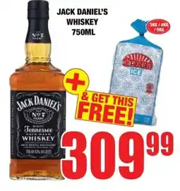 Boxer Liquors Jack daniel's whiskey offer