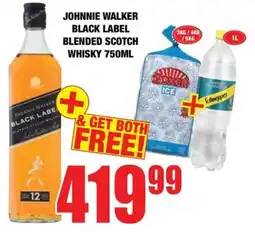 Boxer Liquors Johnnie walker black label blended scotch whisky offer