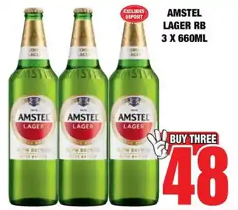 Boxer Liquors Amstel lager rb offer