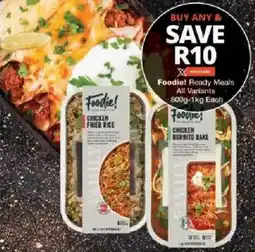 Checkers Foodie! Ready Meals All Variants offer