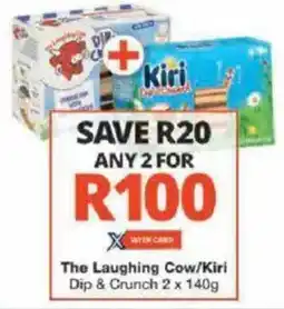 Checkers The Laughing Cow/Kiri Dip & Crunch offer