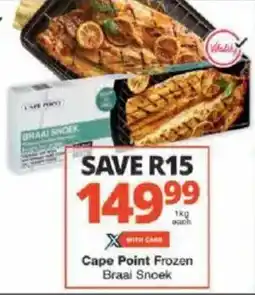 Checkers Cape Point Frozen Braai Snoek offer