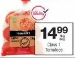 Checkers Class 1 Tomatoes offer