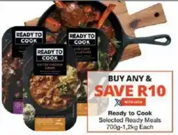 Checkers Ready to Cook Selected Ready Meals offer