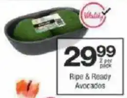 Checkers Ripe & Ready Avocados offer