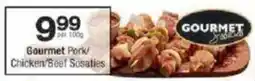 Checkers Gourmet Pork/ Chicken/ Beef Sosaties offer