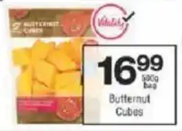 Checkers Butternut Cubes offer